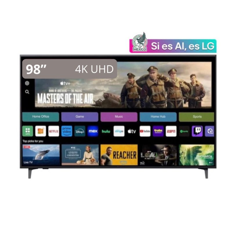 Smart TV LG 98” pulgadas AI UHD 4K-ThinQ AI