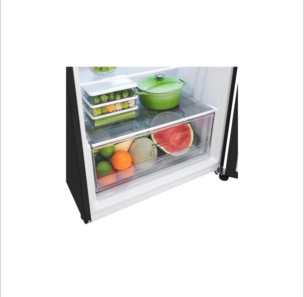 Refrigerador LG Top Freezer 14 pies³ Negro Mate