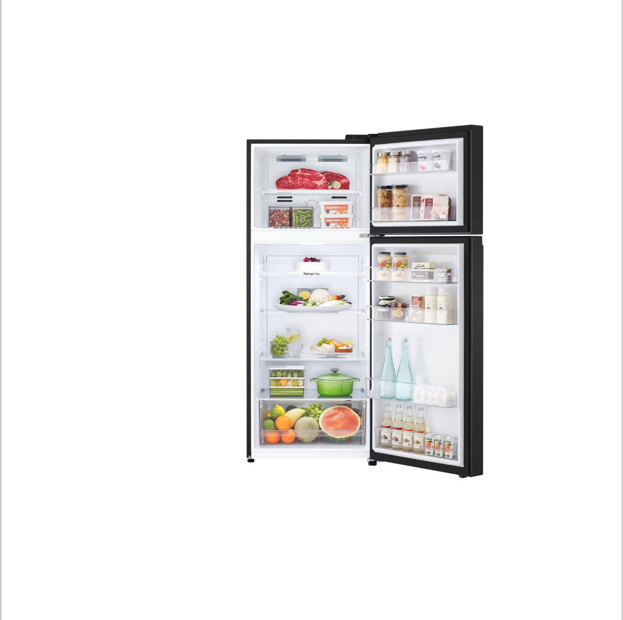 Refrigerador LG Top Freezer 14 pies³ Negro Mate