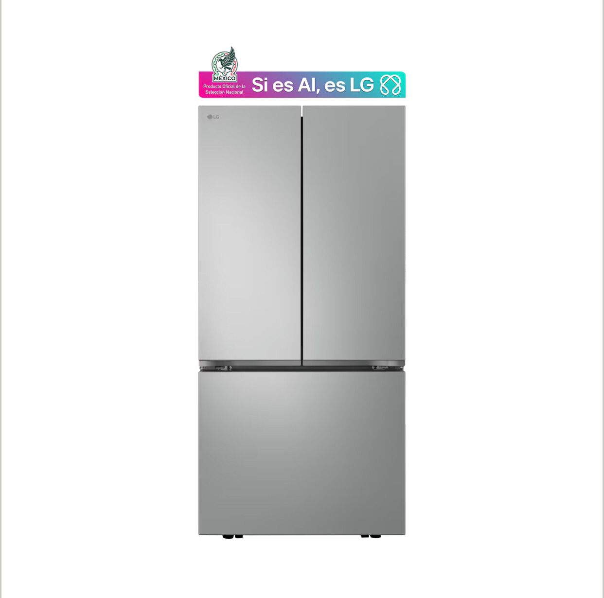 Refrigerador LG French Door 3 puertas 25 pies³ Gris