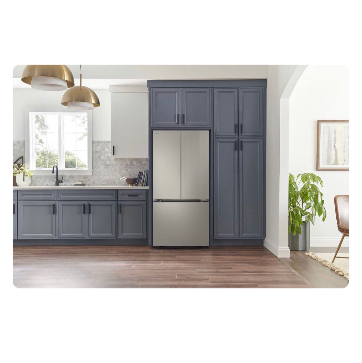 Refrigerador LG French Door 3 puertas 25 pies³ Gris