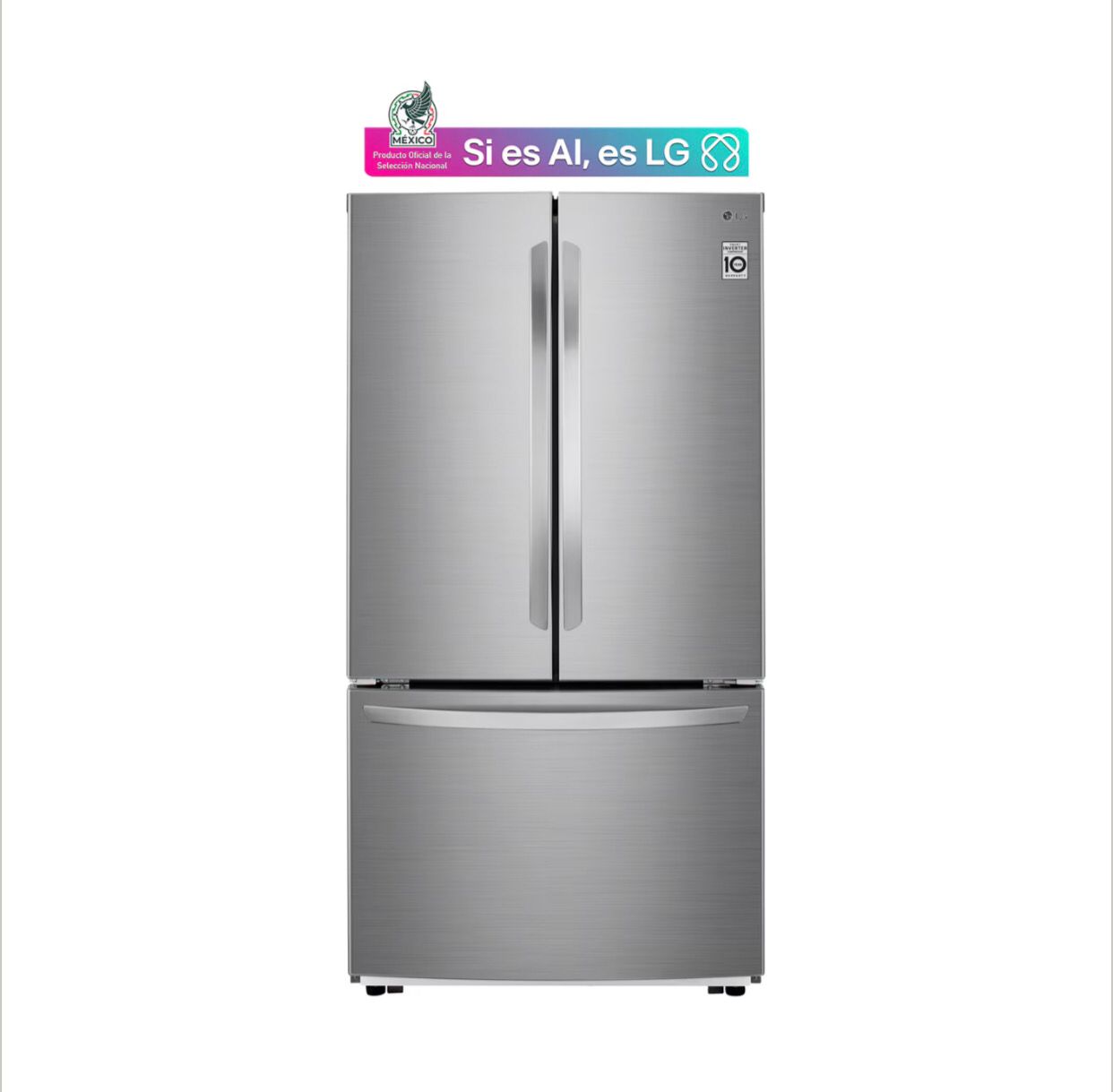 Refrigerador LG French Door 29 pies³ DoorCooling Gris