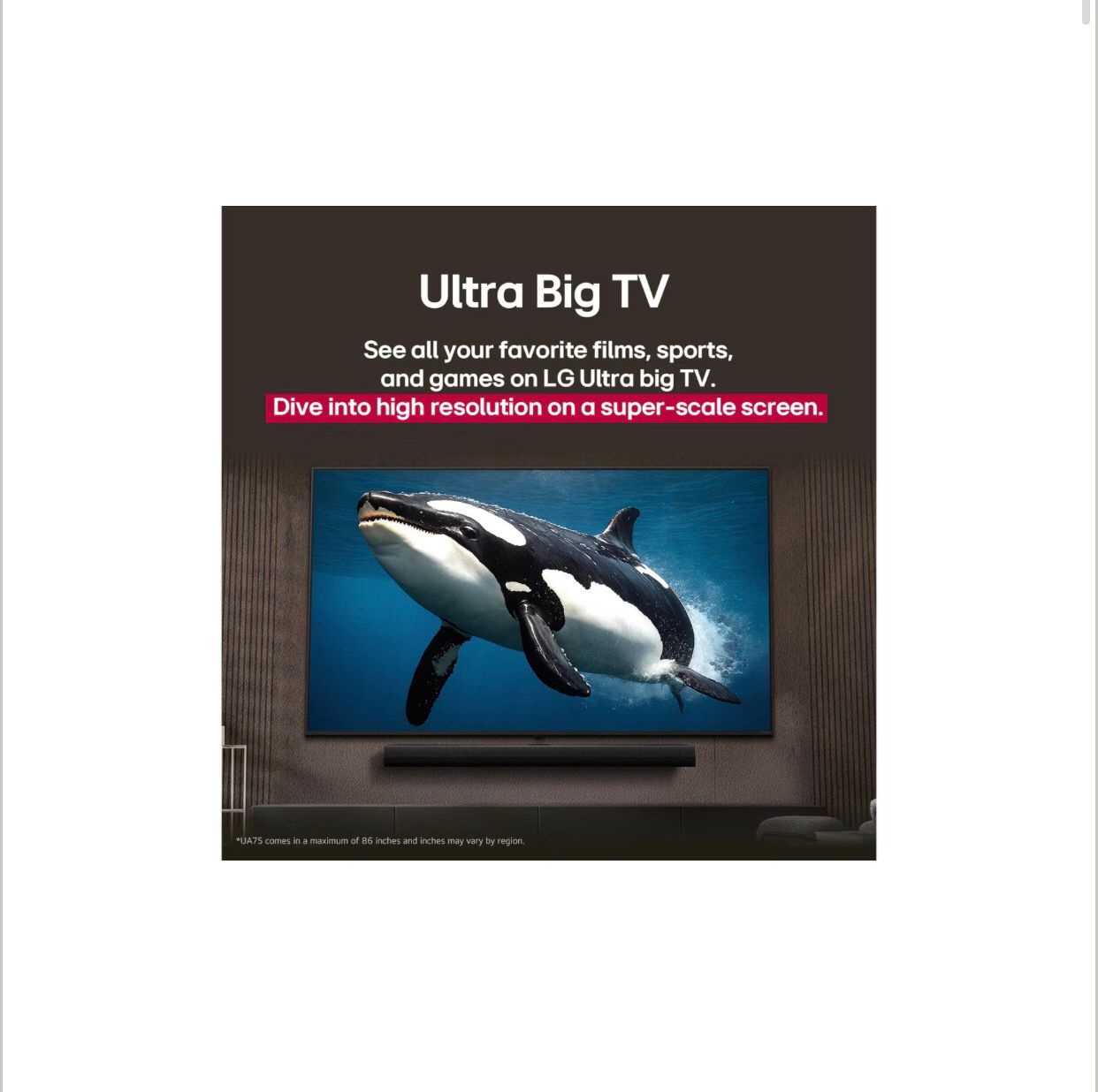 Smart TV LG 55” pulgadas AI UHD 4K