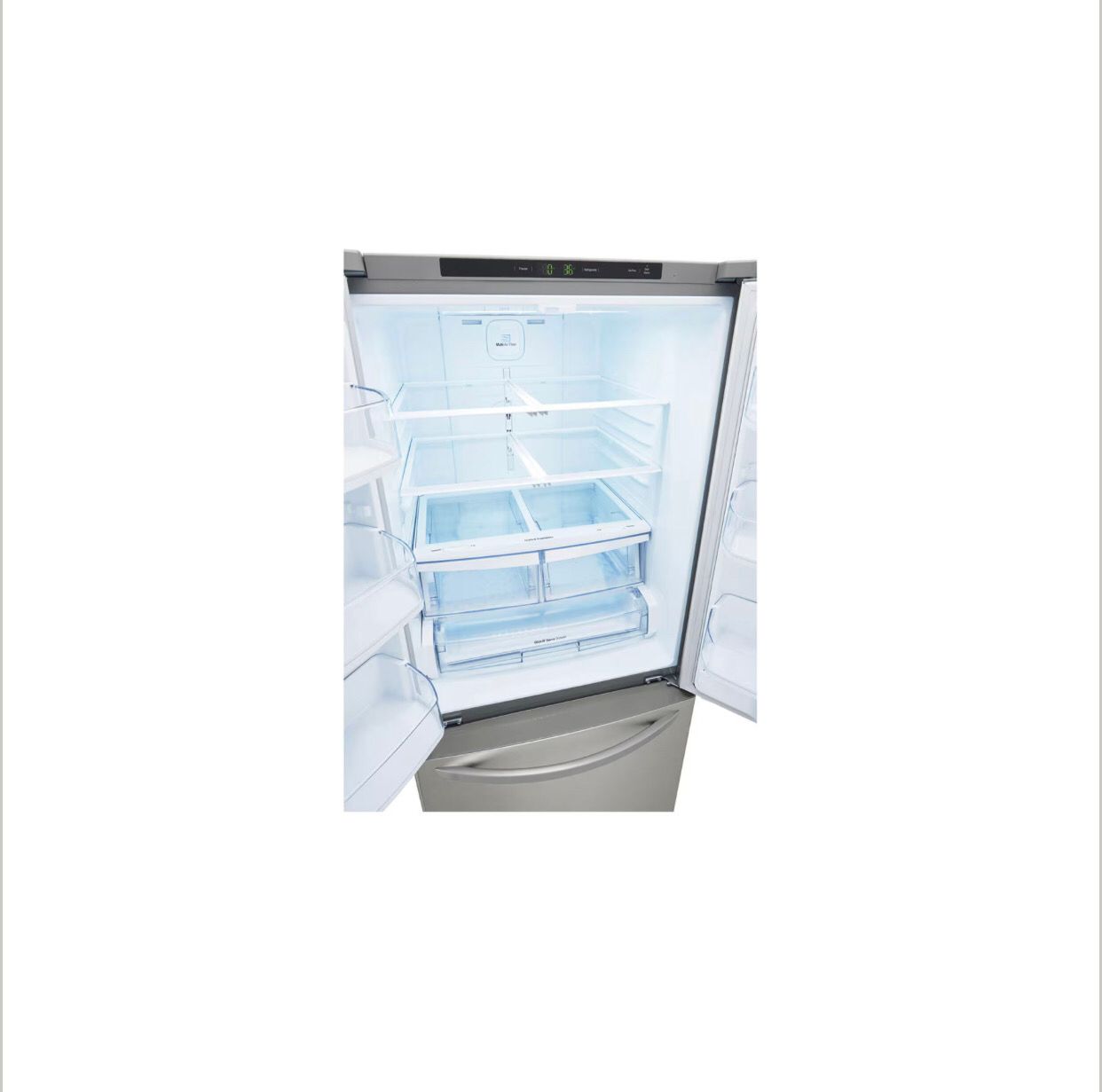 Refrigerador LG French Door 22 pies³ Inverter Gris