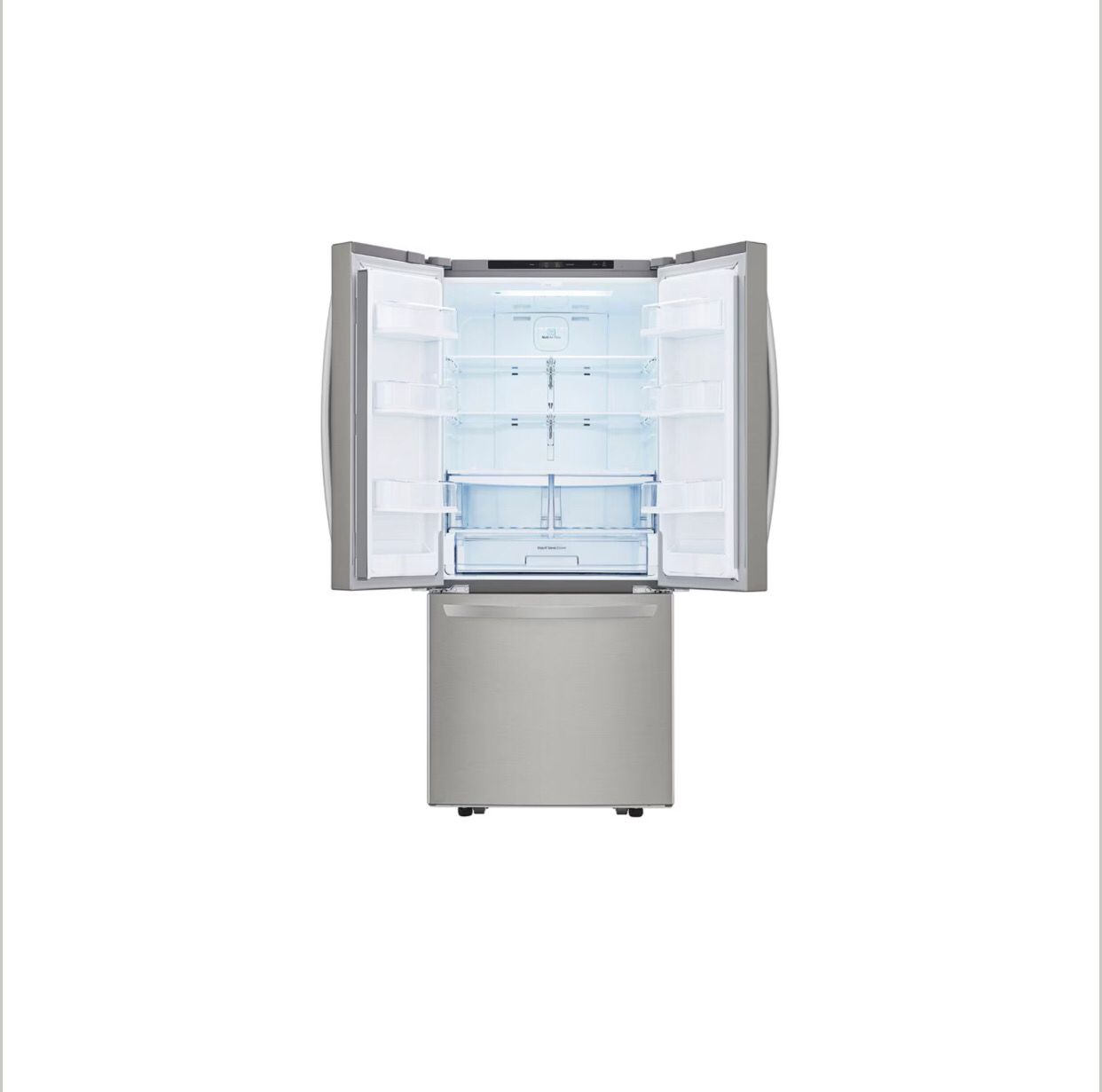 Refrigerador LG French Door 22 pies³ Inverter Gris