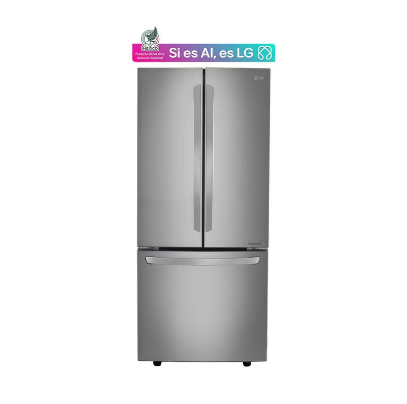 Refrigerador LG French Door 22 pies³ Inverter Gris