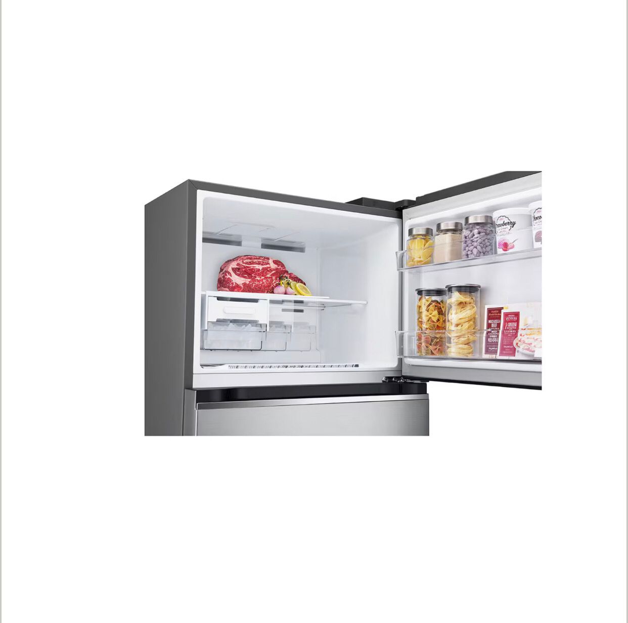 Refrigerador LG Top Freezer 14 pies³ Gris Inverter