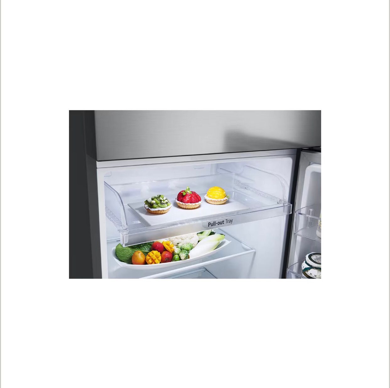 Refrigerador LG Top Freezer 14 pies³ Gris Inverter
