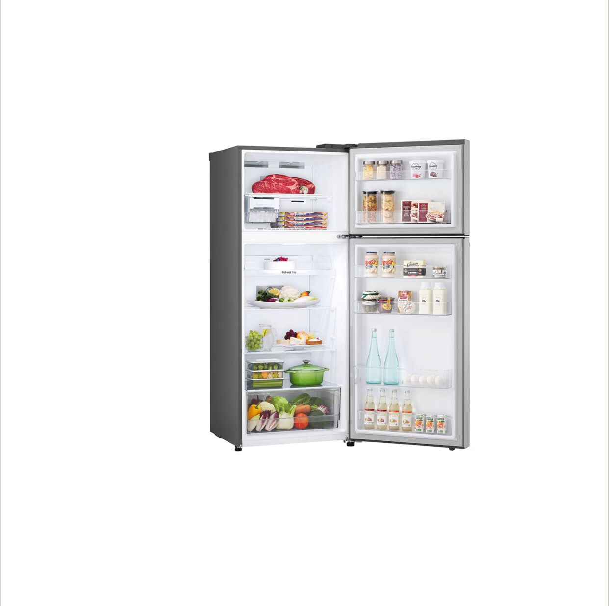 Refrigerador LG Top Freezer 14 pies³ Gris Inverter