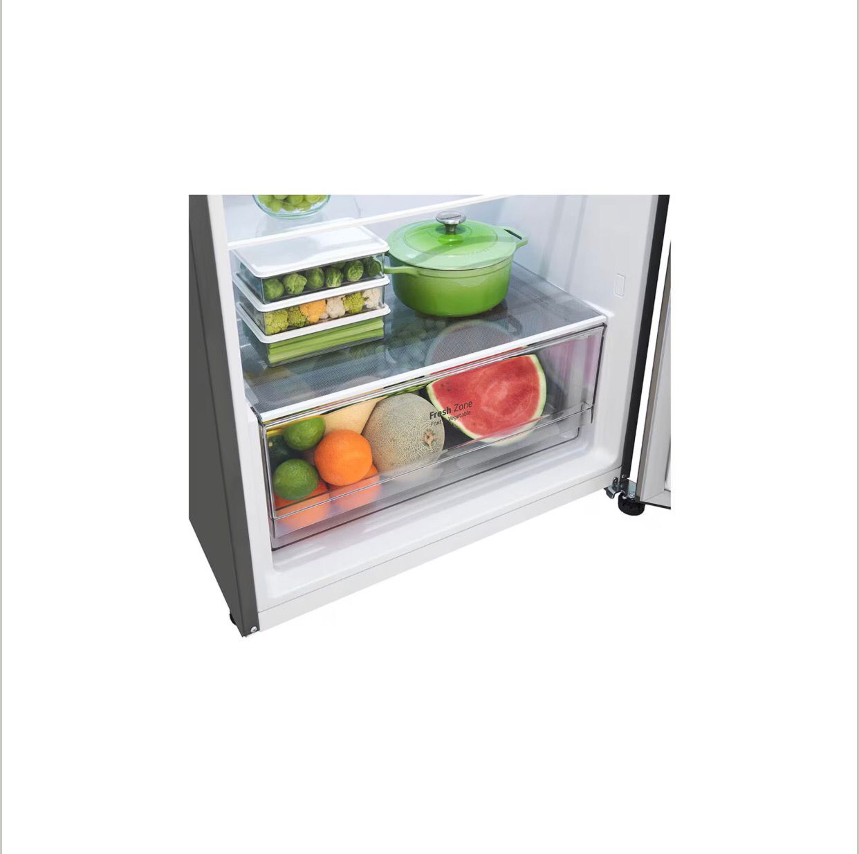 Refrigerador LG Top Freezer 14 pies³ Gris Inverter