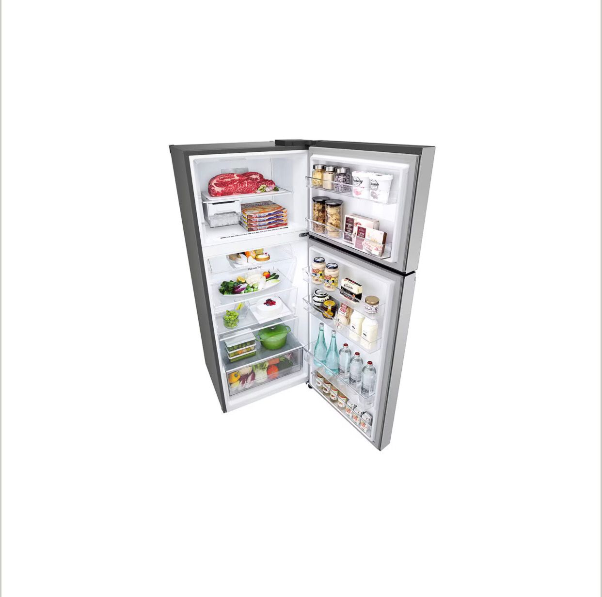 Refrigerador LG Top Freezer 14 pies³ Gris Inverter