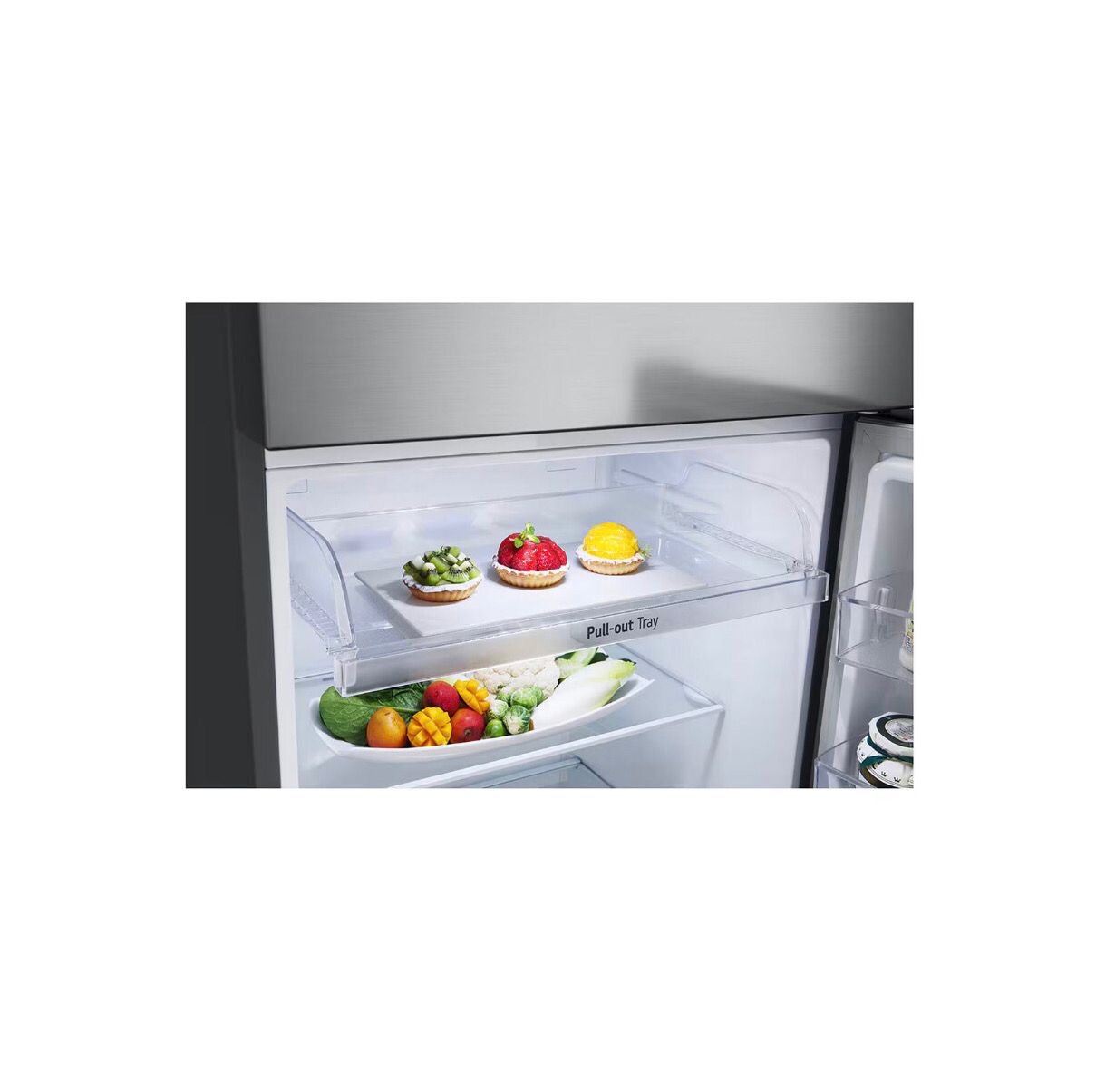 Refrigerador LG Top Freezer 14 pies³ Gris Inverter