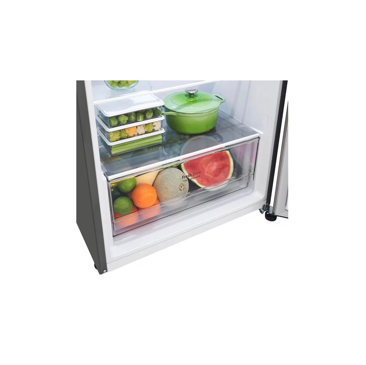 Refrigerador LG Top Freezer 14 pies³ Gris Inverter