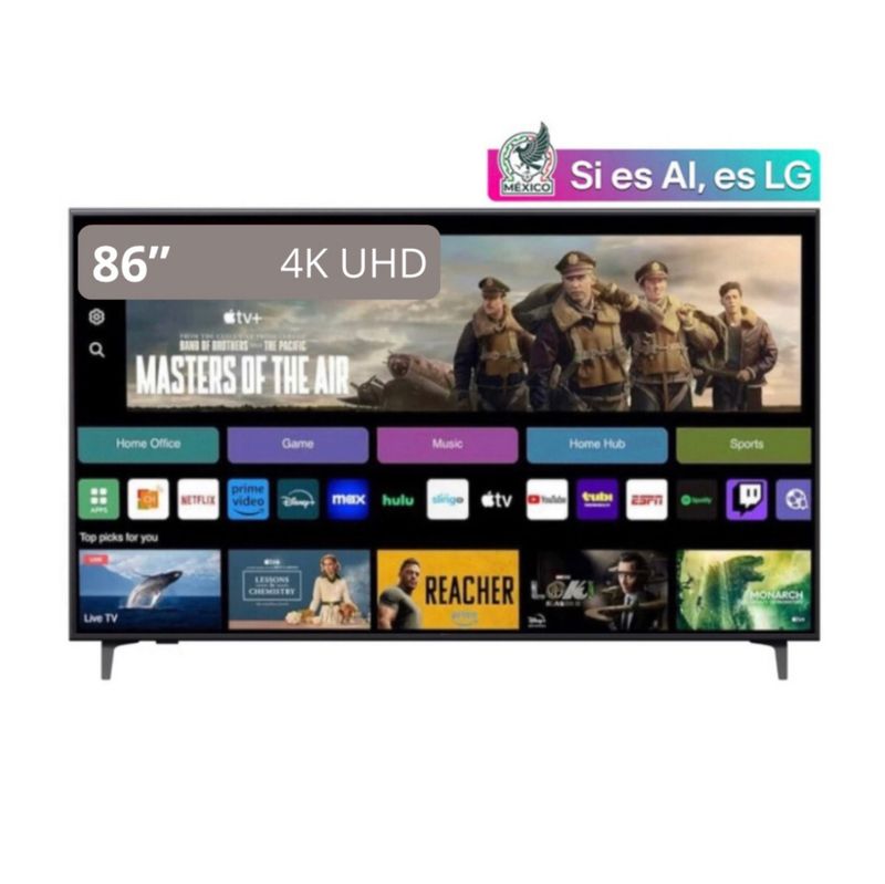 Smart TV LG 86” pulgadas AI UHD 4K