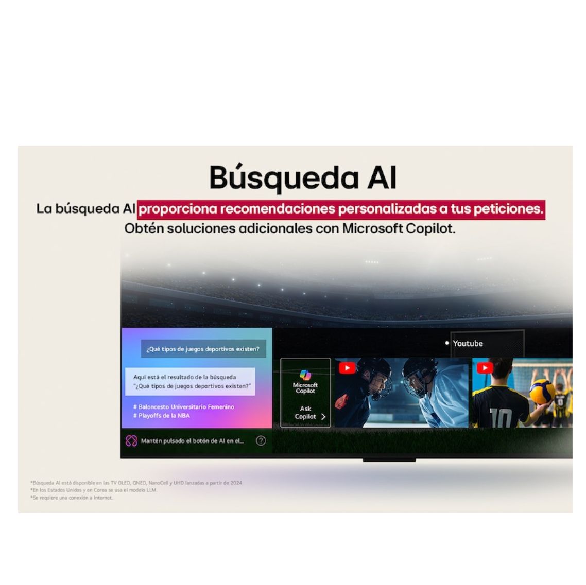 Smart TV 77” pulgadas LG AI OLED evo C5 4K