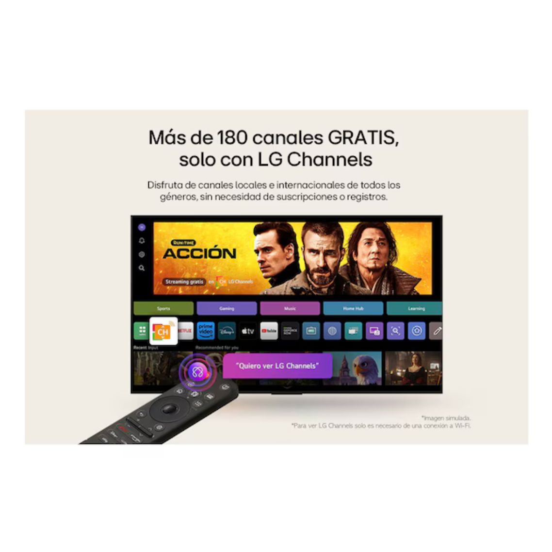 Smart TV 42” pulgadas LG AI OLED evo C5 4K