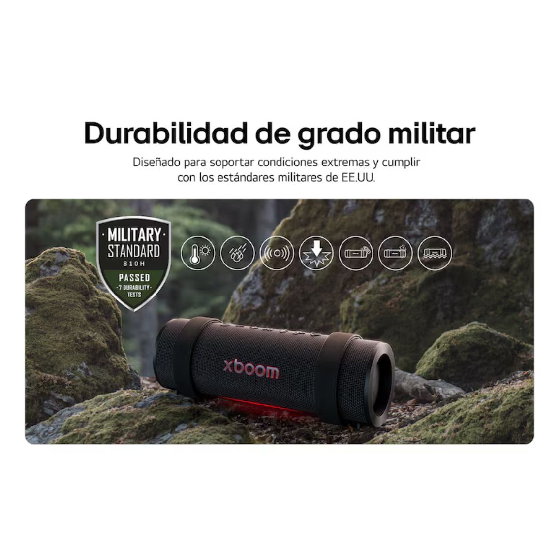 XBOOM LG Grab by will.i.am | Bluetooth portátil | Signature Sound/ portabilidad suprema
