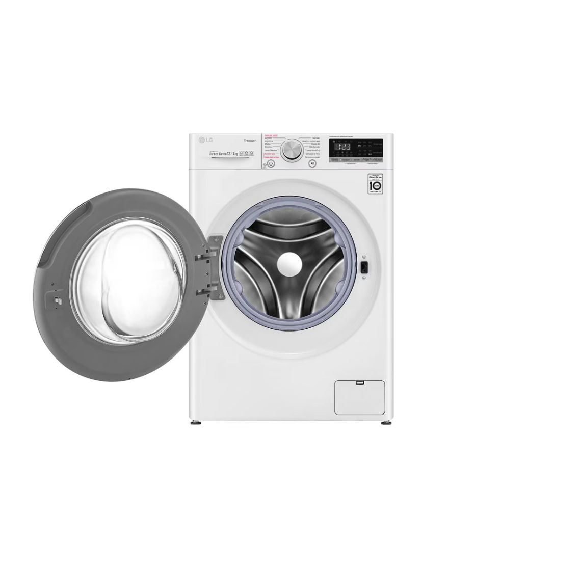 Lavasecadora LG Carga Frontal AI DD™ 12/7 kg Blanco