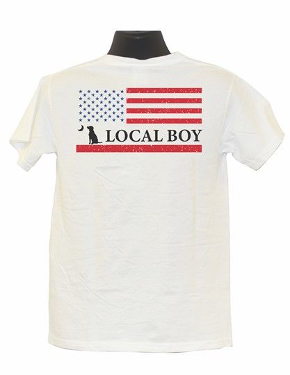 Local Boy Youth US Flag 
