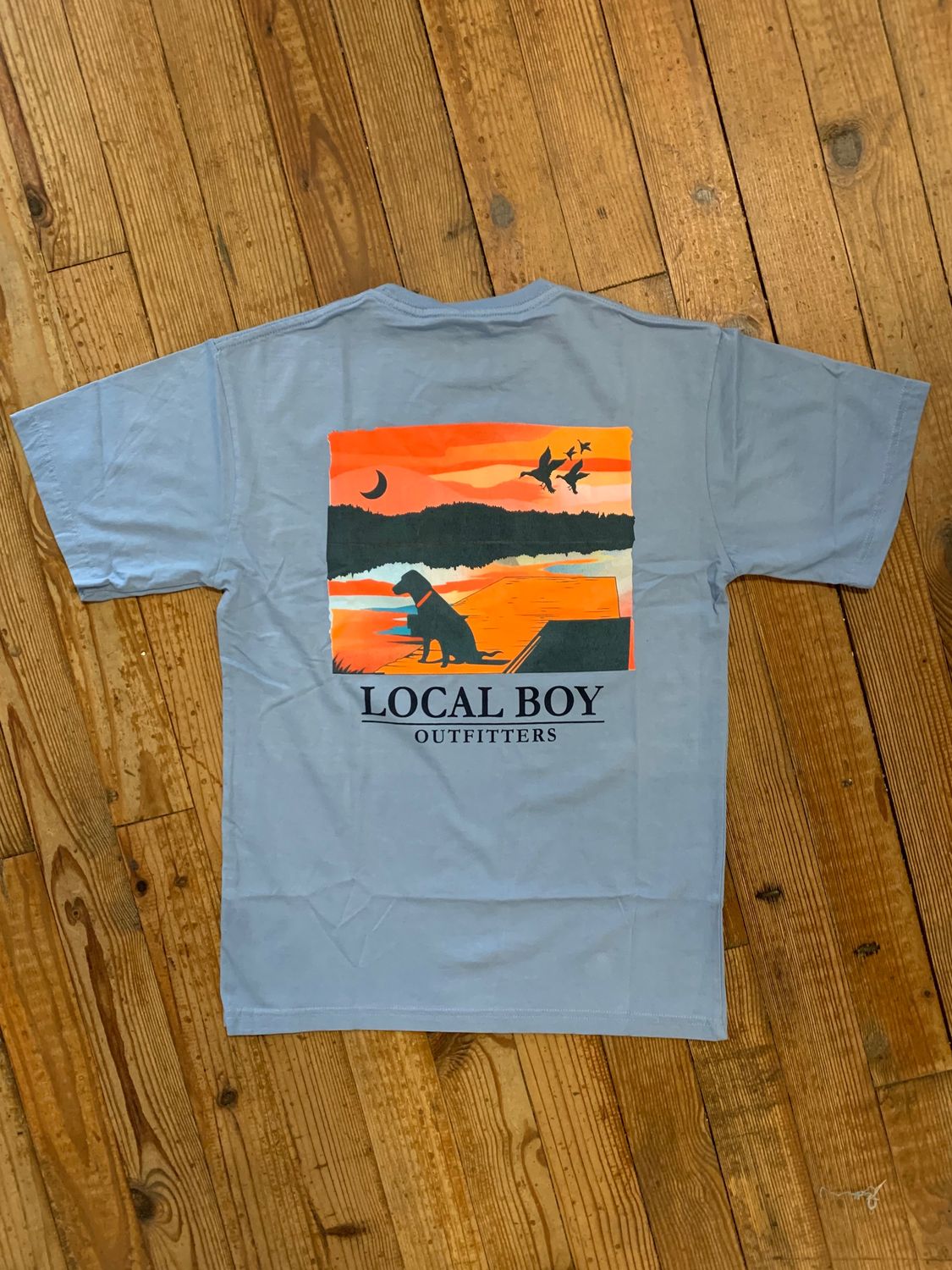 Local Boy Lab On Dock Denim Tee