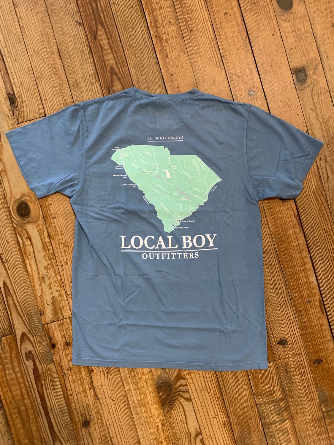 Local Boy Waterways SC Slate Tee