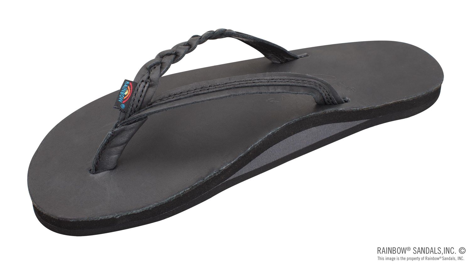 Women's Flirty Braidy Black Rainbows