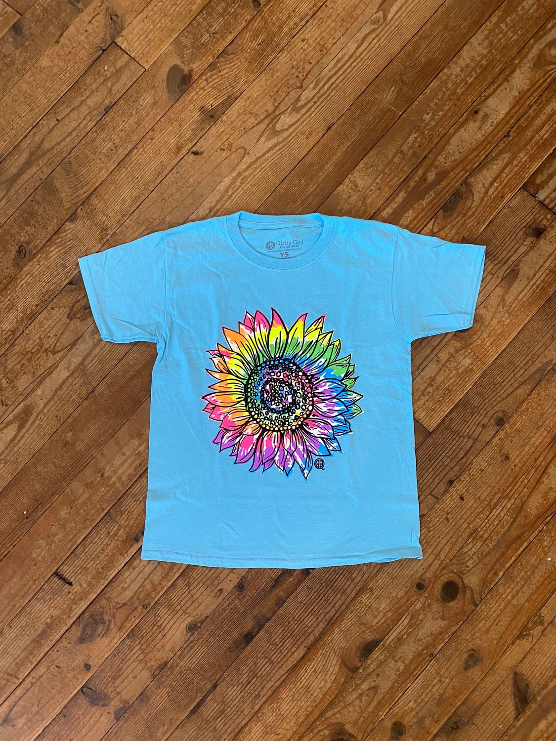 Youth Tie Dye Sunflower