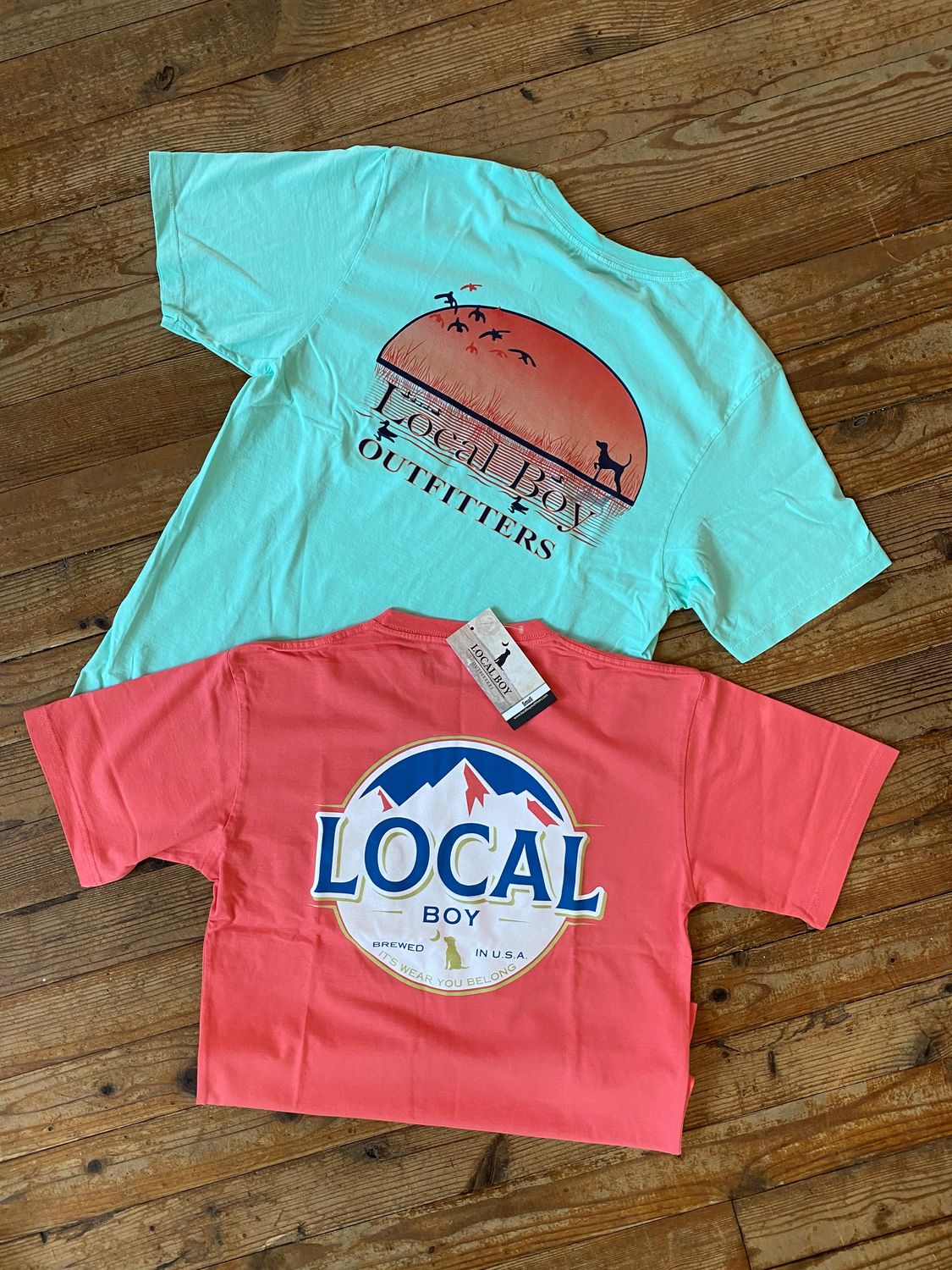 Local Boy Reflection Island Reef Tee