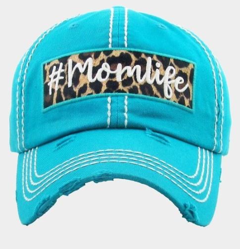 Mom Life Leopard Hat 
