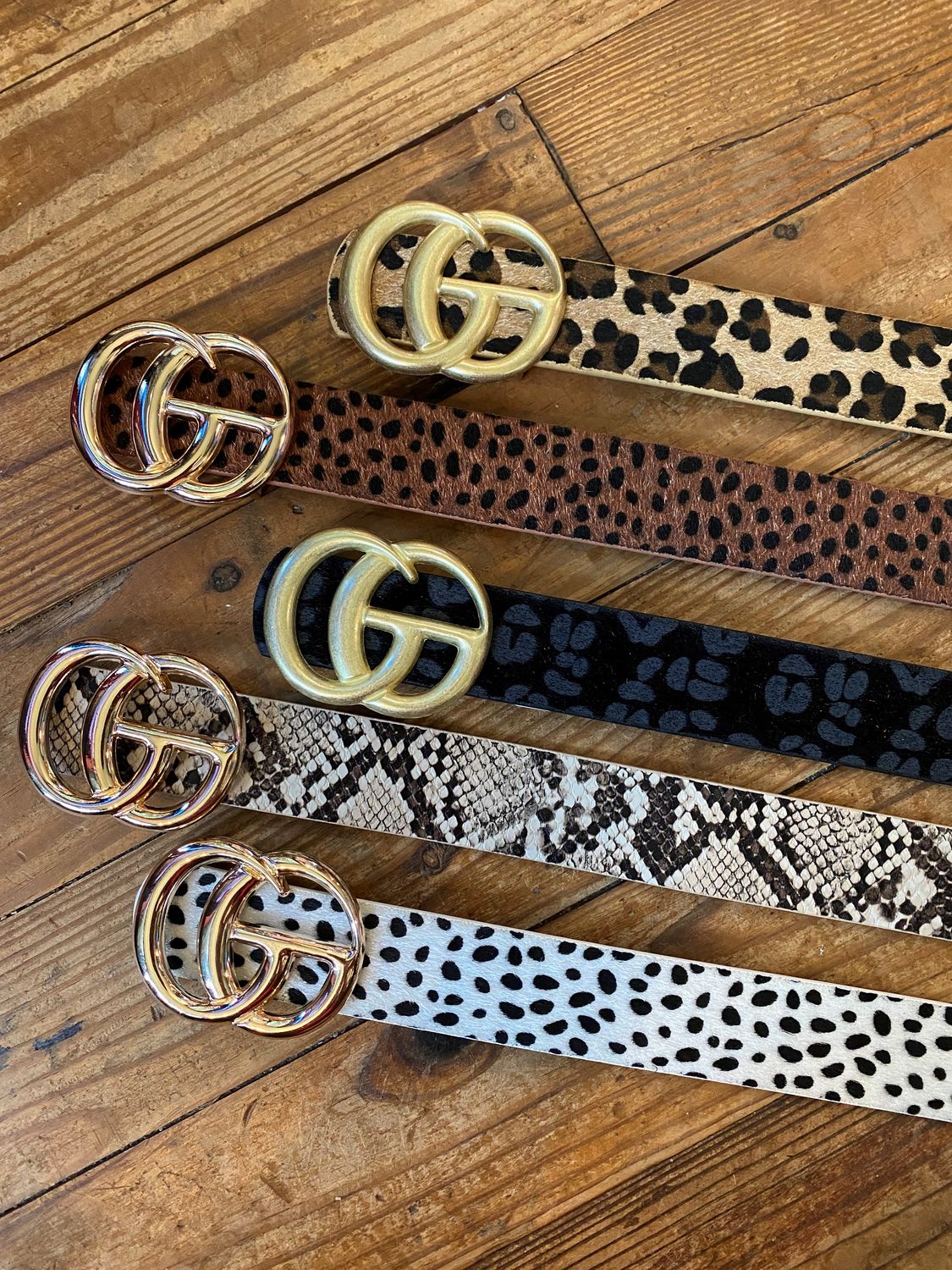 Exclusive Animal Fashion Belts 43" Length
