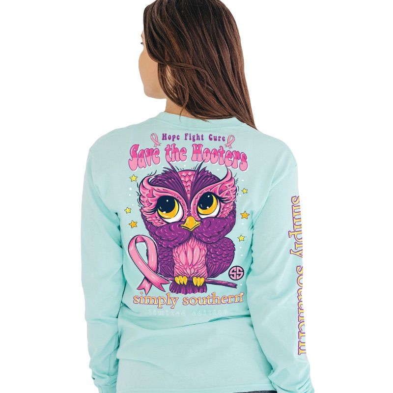 Simply Southern L/S Owl Surf