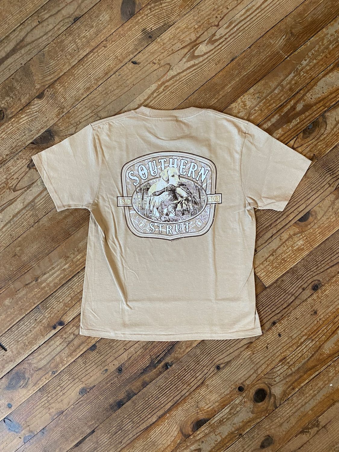 Youth Camo Dog Badge Shirt