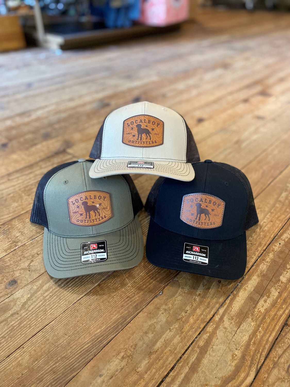 Local Leather Buckle Patch Trucker