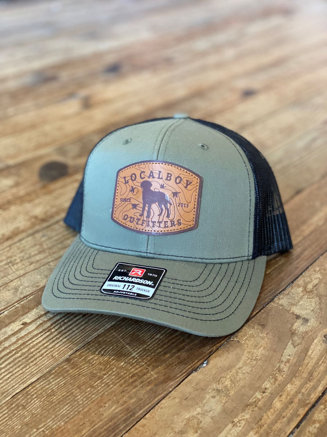 Local Leather Buckle Patch Trucker