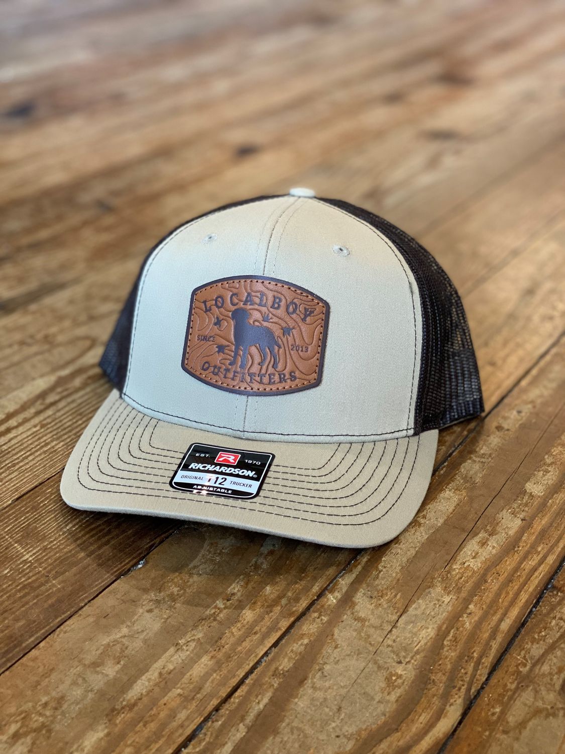 Local Leather Buckle Patch Trucker