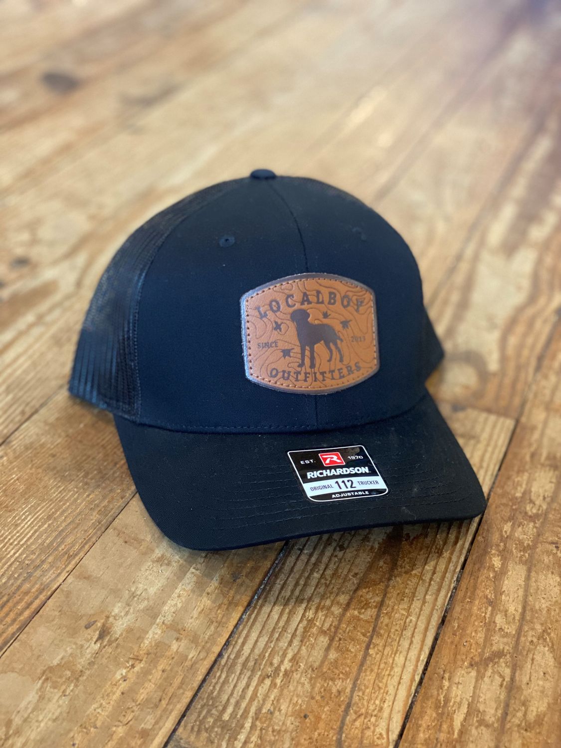 Local Leather Buckle Patch Trucker