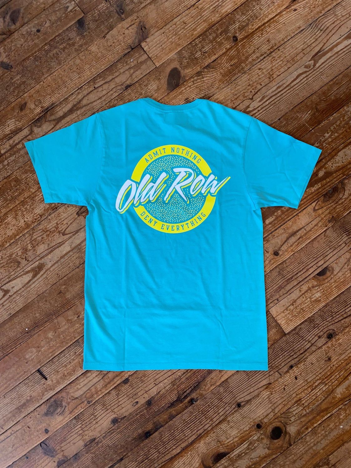 Custom Old Row Neon Yellow Circle 