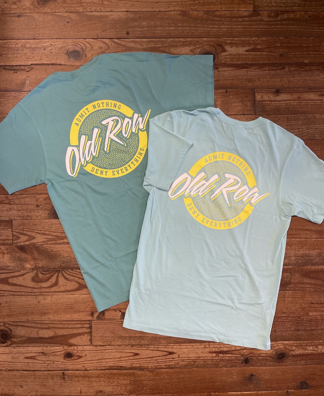 Custom Old Row Neon Yellow Circle 