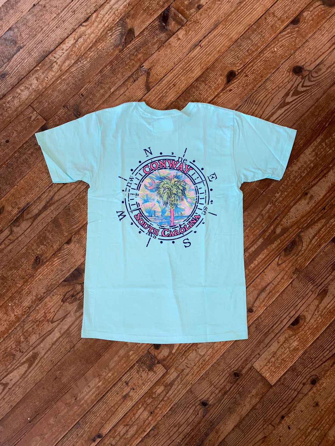 Conway SC Palmetto Pattern Tee 