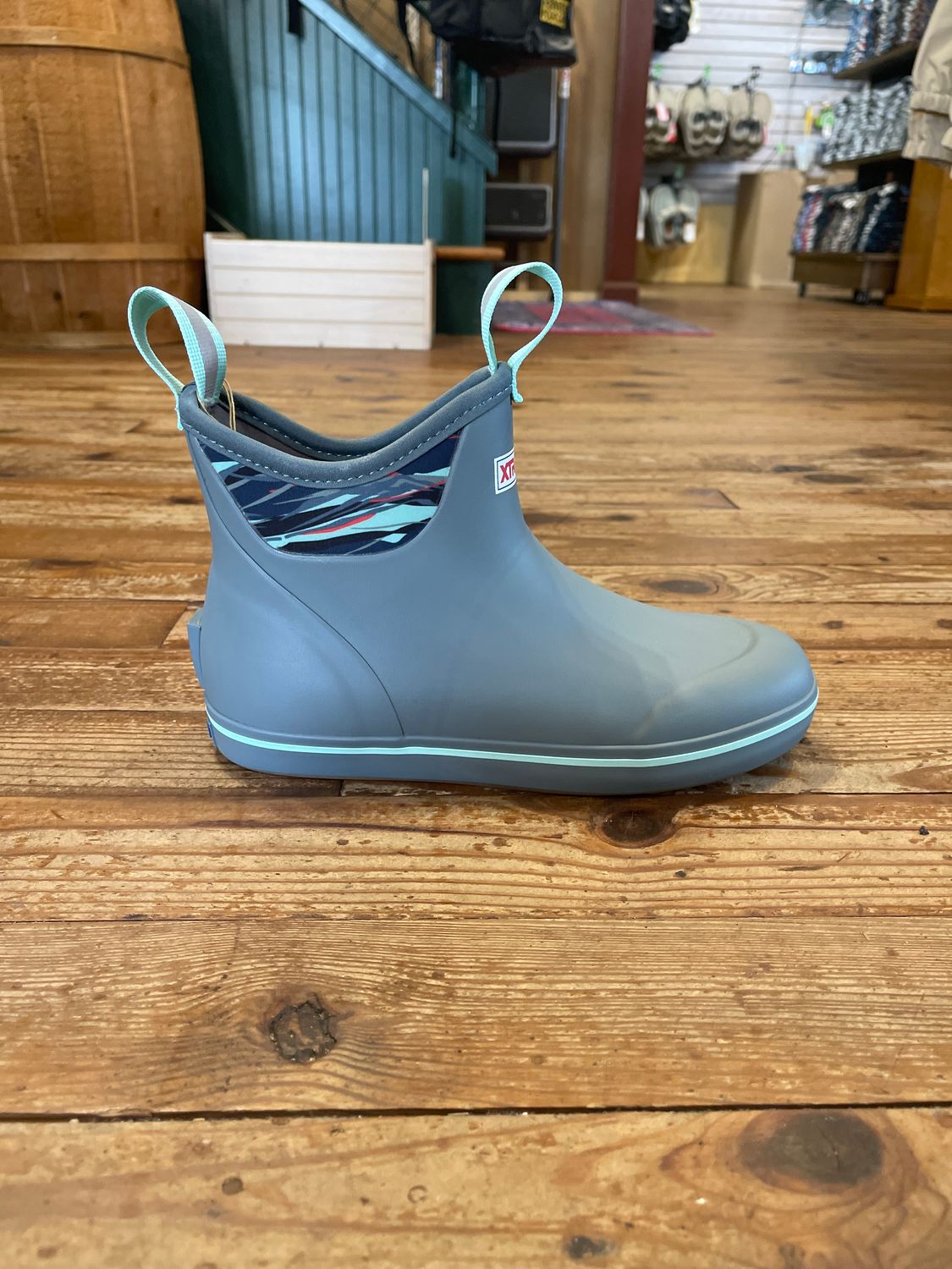 XTRATUF Women's Ankle Deck Boot Blue