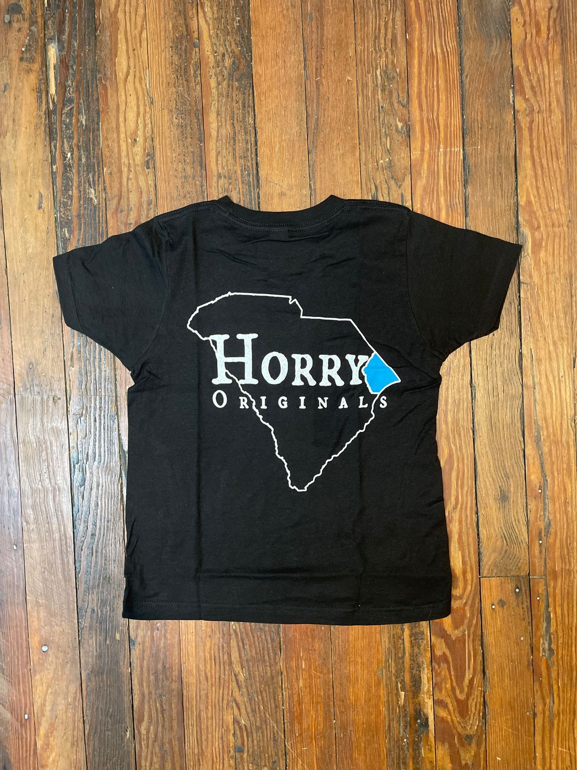 Horry Originals State Logo Black Tee Youth