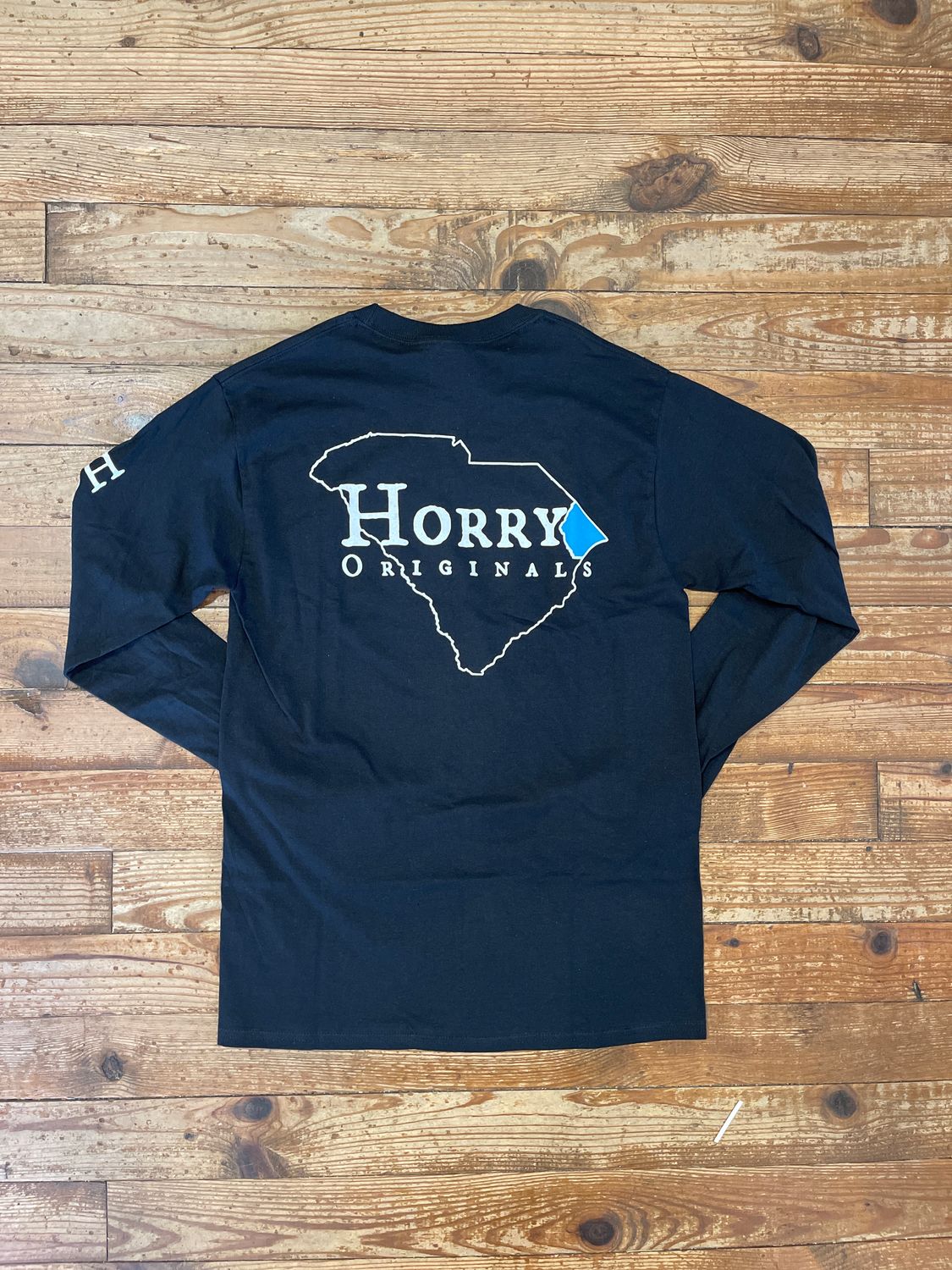Horry Originals State Logo Black Tee L/S