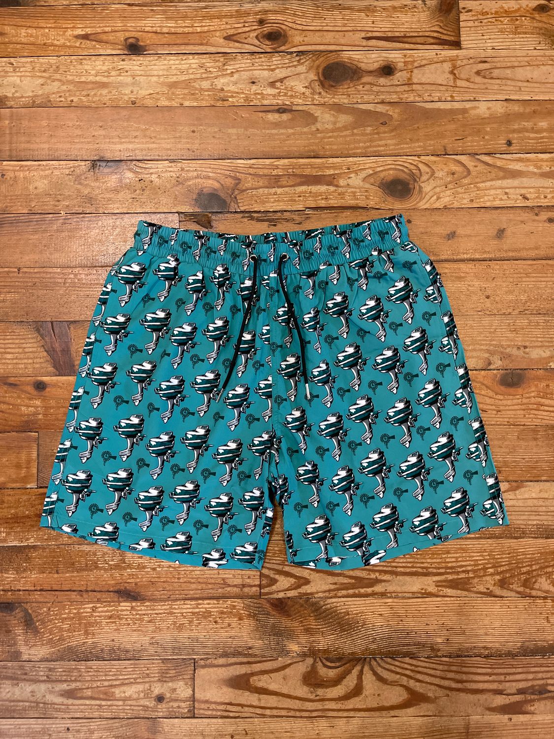 Old South Outboard Motor Soft Mesh Swim Trunks