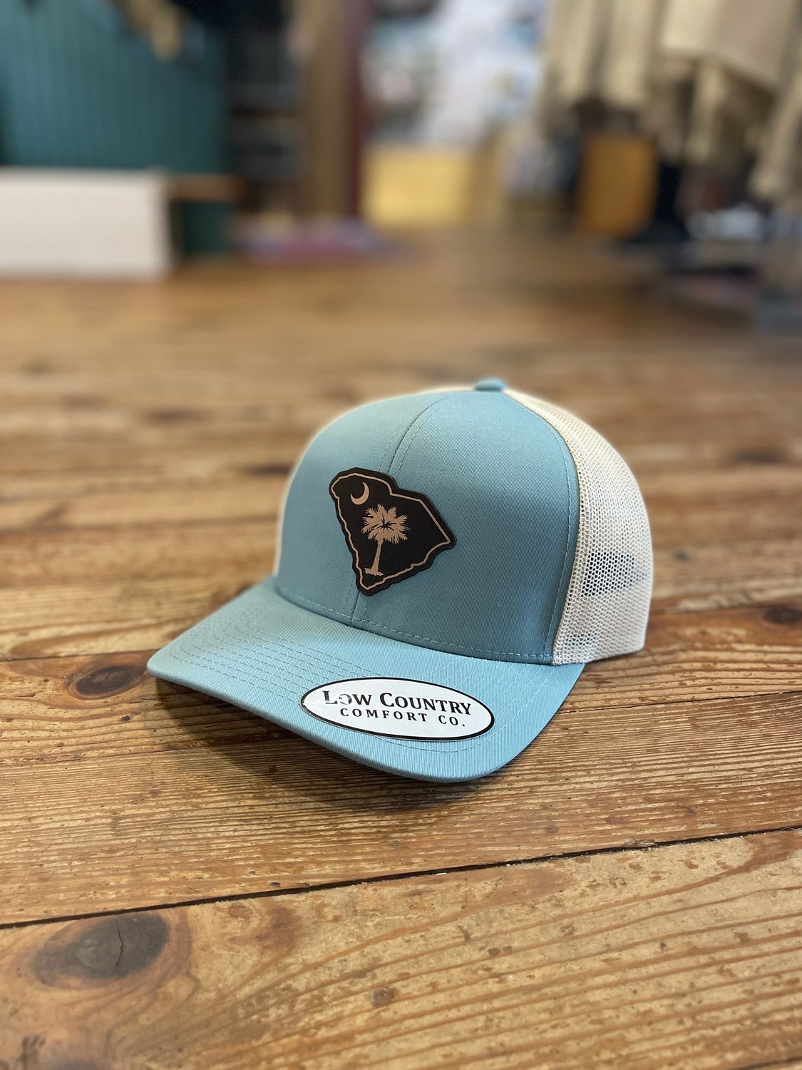 SC Flag Leather Patch Hat