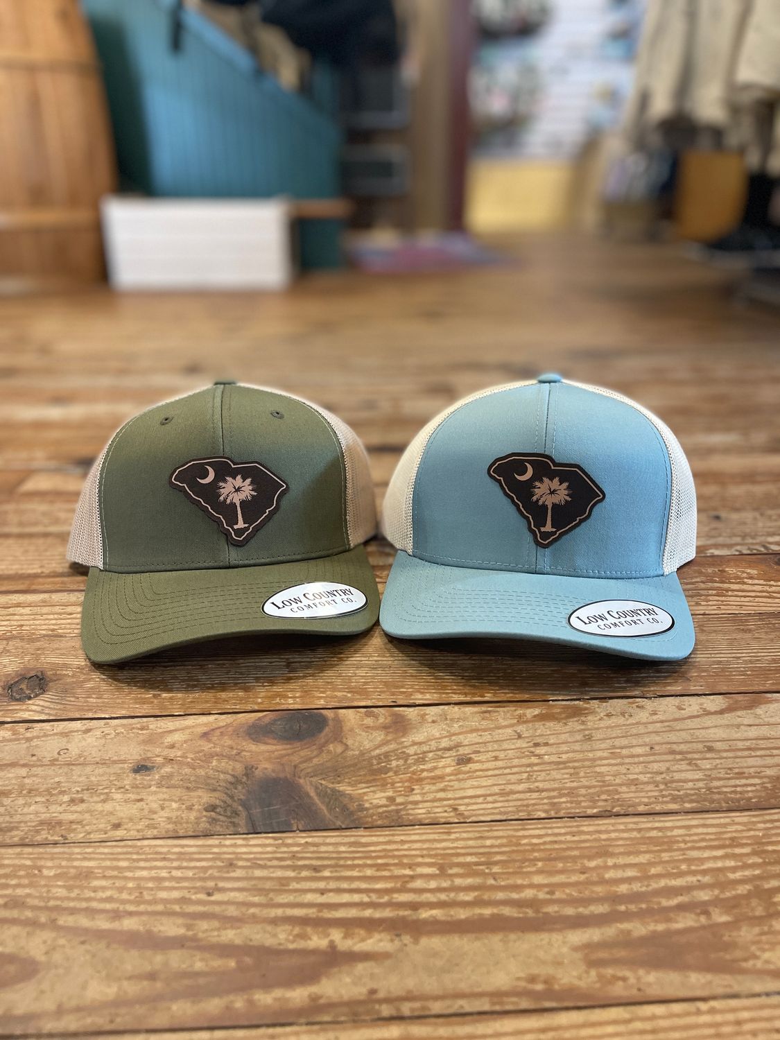 SC Flag Leather Patch Hat