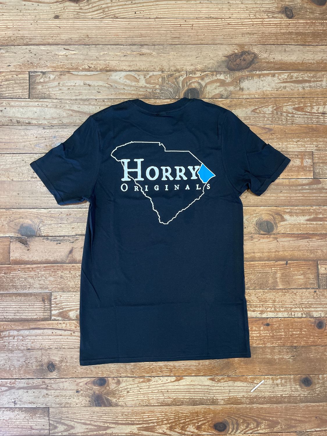 Horry Originals State Logo Black Tee