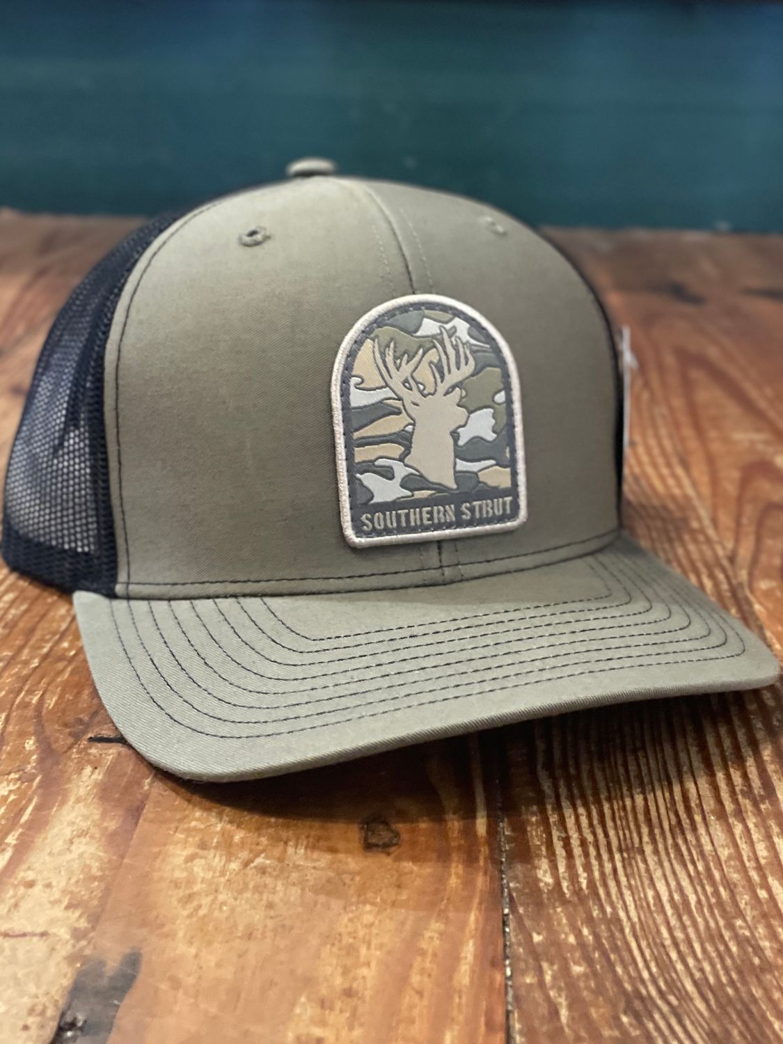 Camo Deer Woven Patch