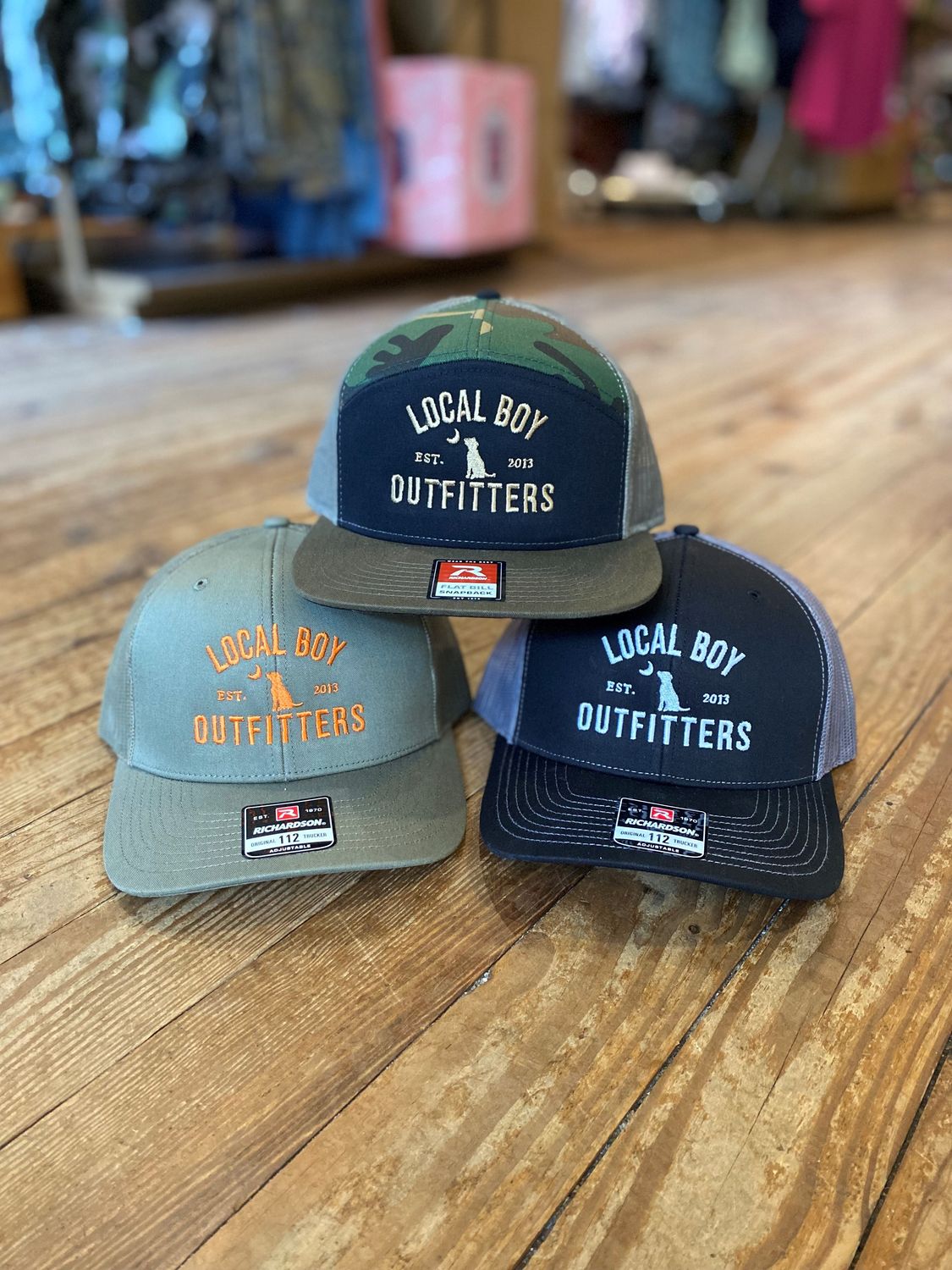 Local Boy Signature Logo Trucker