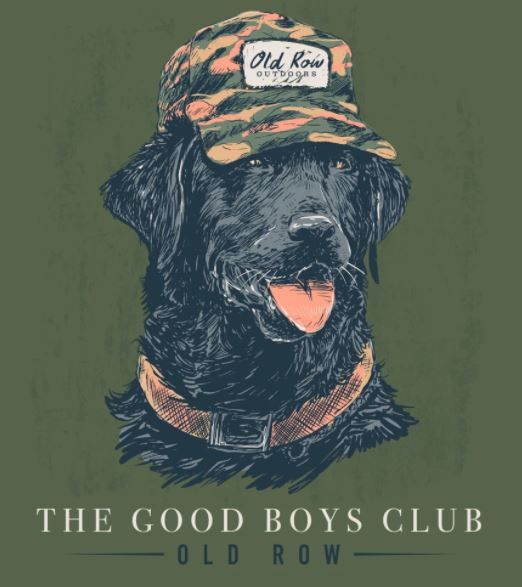 Good Boys Club Camo Duck Dog Pocket Tee