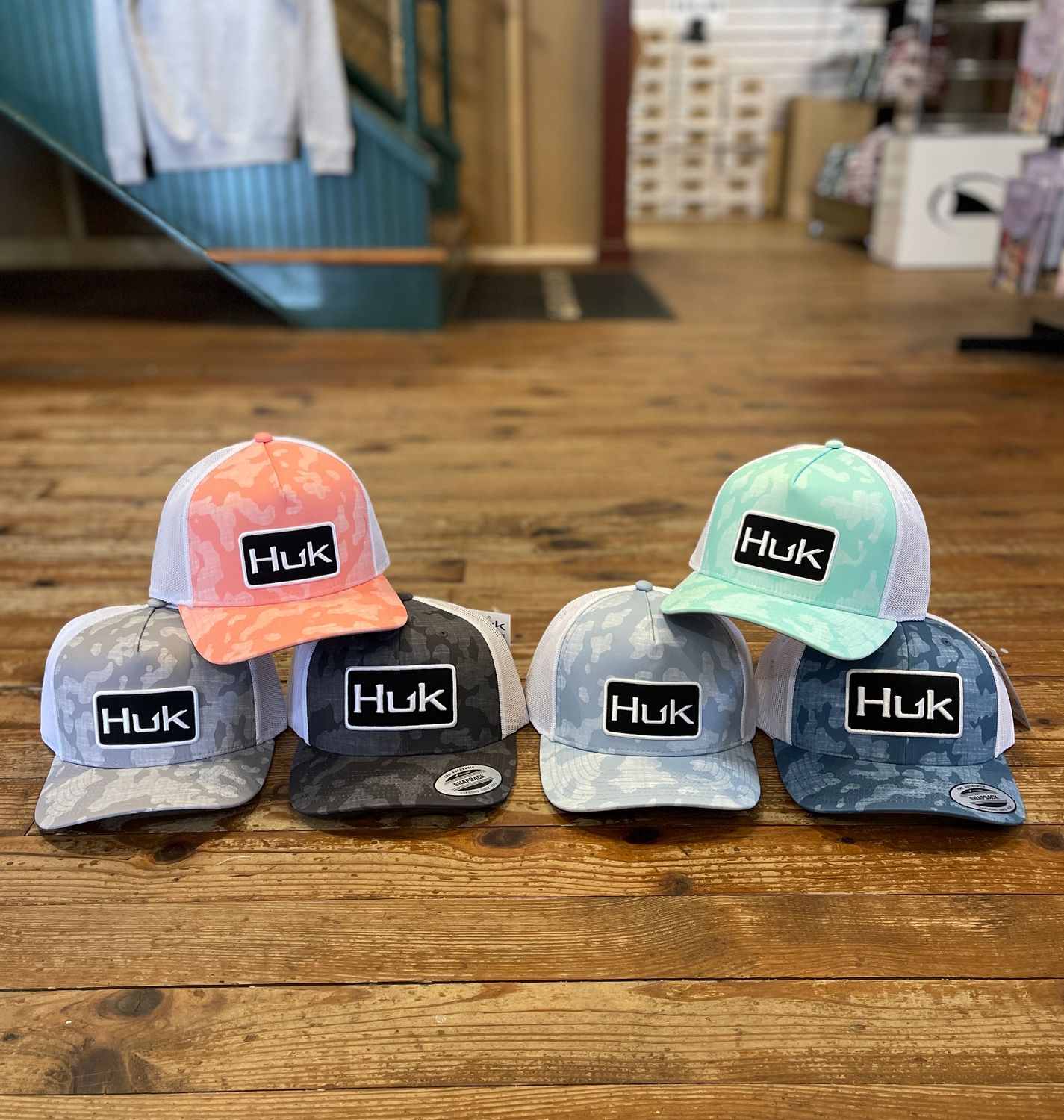 HUK Running Lakes Camo Trucker